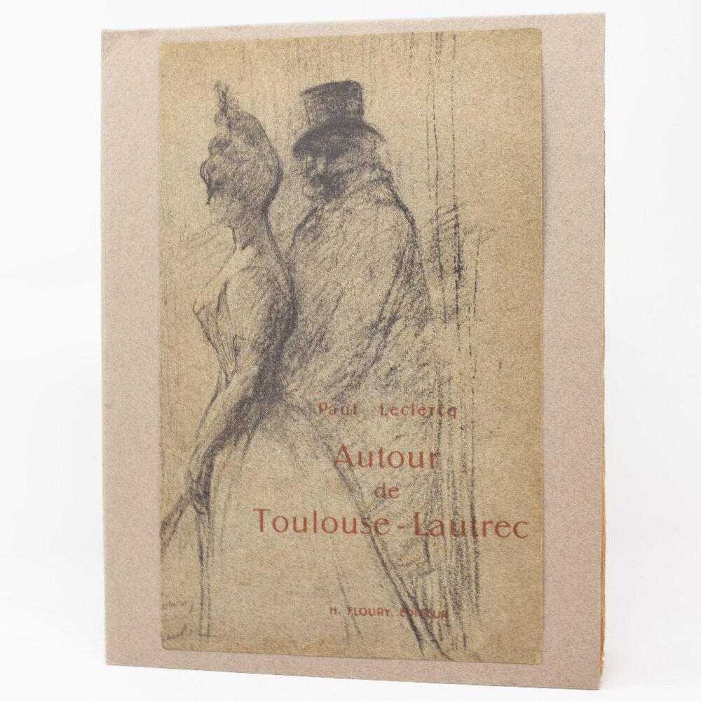 Autour de Toulouse-Lautrec Paul Leclercq 1921 Damaged Rare Illustrated French